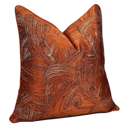 غطاء وسادة مودرن اورنج