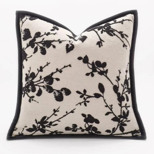 مجموعة اغطيه كوشنز ابيض واسود واورنج