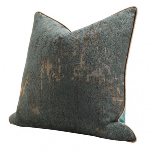 غطاء خدادية أخضر بتفاصيل ذهبية فاخرة | Fancy Home