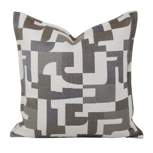 غطاء وسادة رمادي