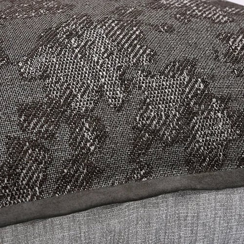 غطاء وسادة بتصميم مميز اسود وبني