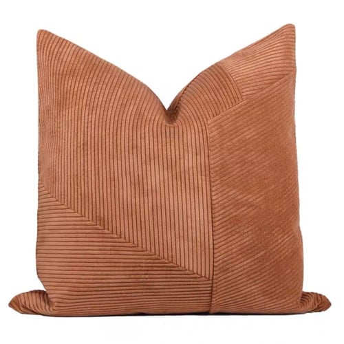 اغطيه وسائد رمادي واورنج