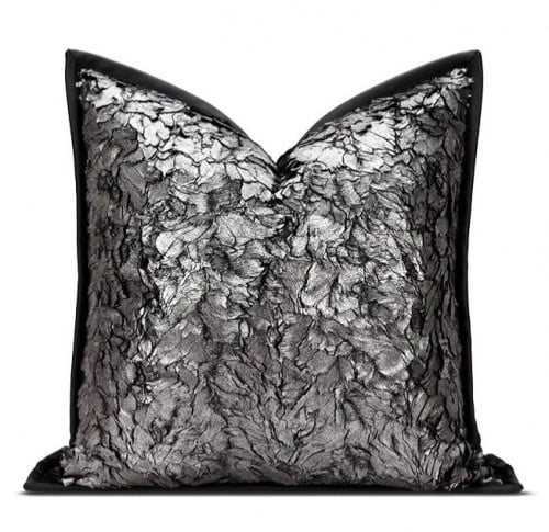 غطاء وسادة فضي انيق