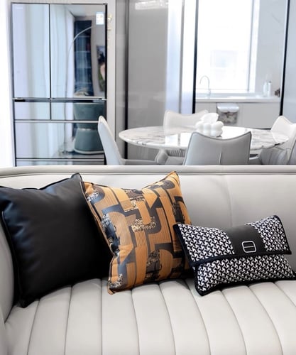 مجموعه اغطيه خداديات اورنج اسود وابيض