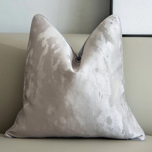 غطاء وساده مودرن رمادي