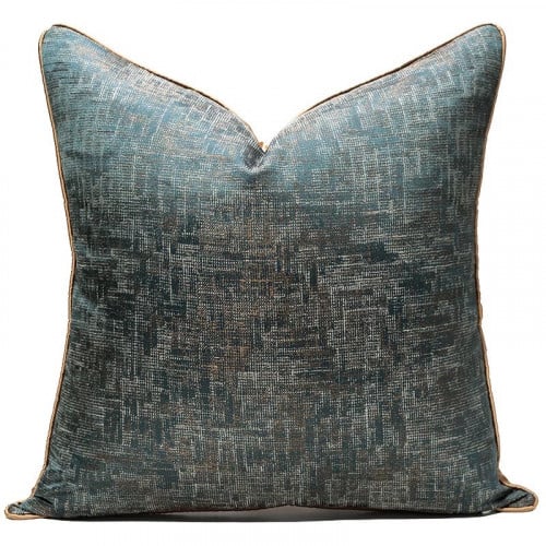 غطاء وسادة ازرق