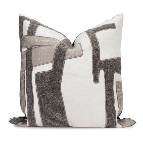 غطاء وسادة انيق ابيض