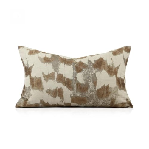 اغطيه مخدات بدرجات البني والبيج