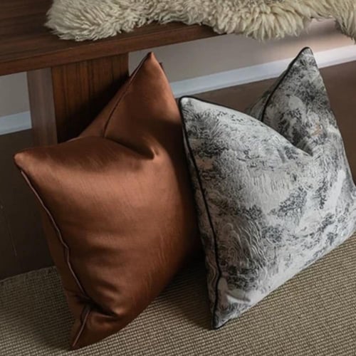 غطاء خدادية بني دافئ أنيق