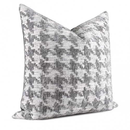 غطاء وسادة انيق رمادي