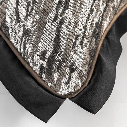 غطاء وسادة انيق رمادي