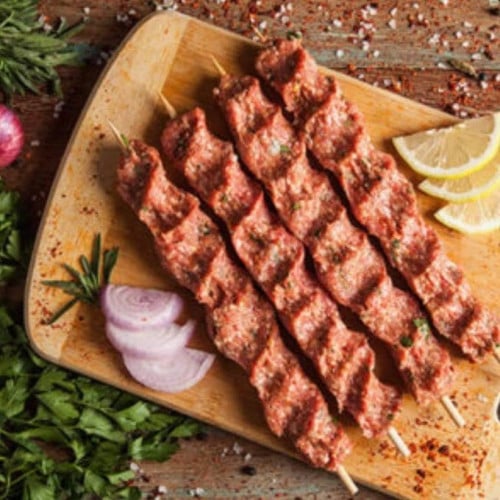 اسياخ كباب لحم عجل بلدي للشواء (5 سيخ)