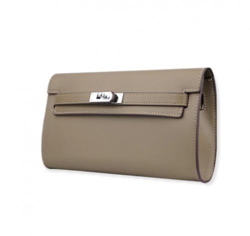 Cross body- khaki silver