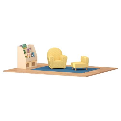 Yellow reading corner