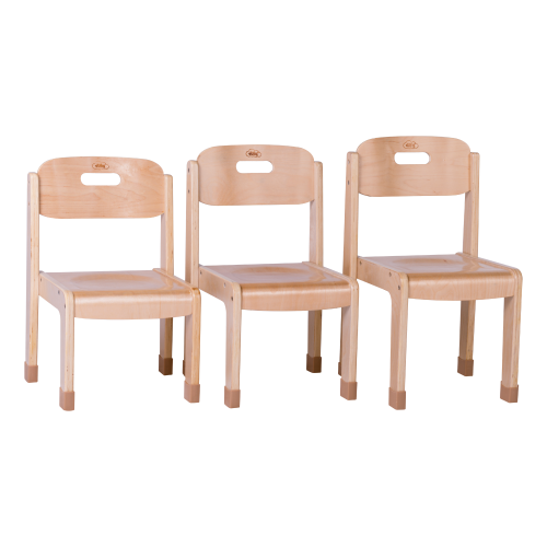 كرسي روضة خشبي - ارتفاع 28