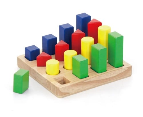 مكعبات ترتيب الأشكال