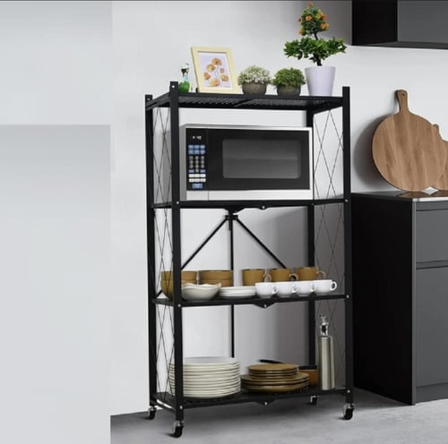 رف حديدي للتخزين مكون من 4 رفوف