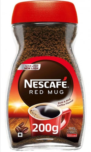 قهوة ريد مج فورية من نسكافيه بوزن 200 جرام في برطم...