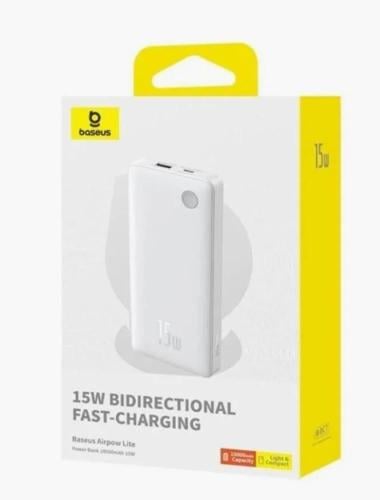 باور بانك بقوة 10.000 بقوة 15 واط من شركة Baseus ب...