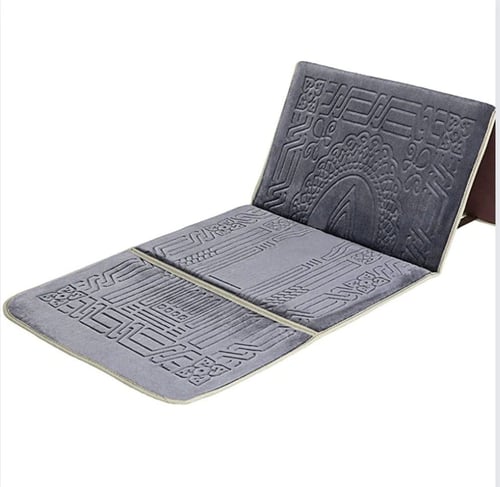سجادة صلاة قابلة للطي تستخدم كبساط للتامل وكمقعد ا...