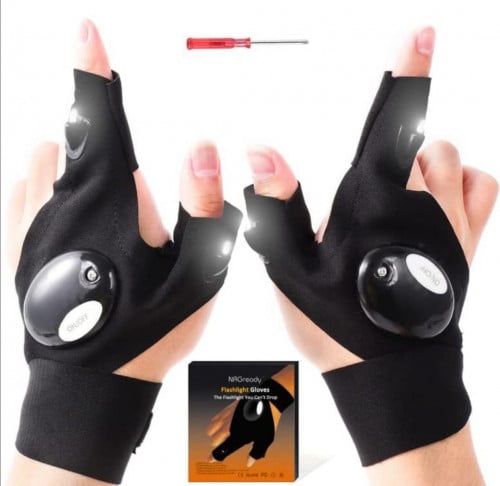 قفاز المضي للرحلات LED