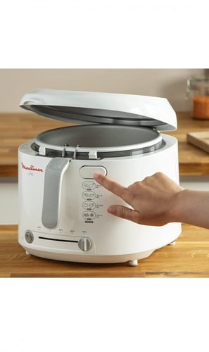 قلايه بالزيت مولينكس سعة 1.0 كجم/1.8 لتر - تتضمن م...