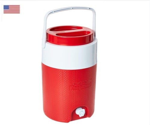 مبرد مياه بلاستيكي عازل بسعة 3 جالون 13 لترًا من ك...