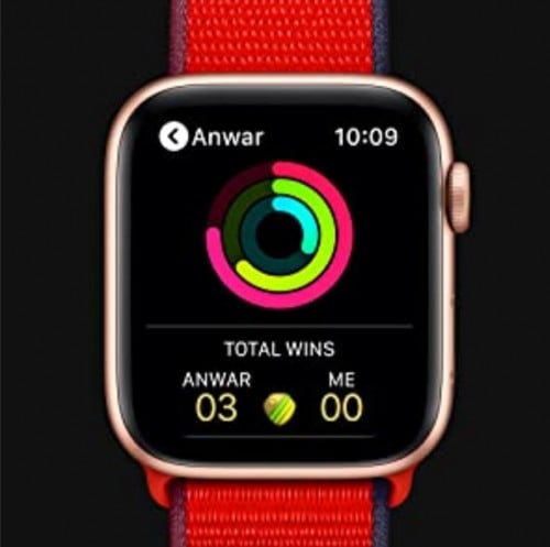 ساعة ابل من السلسلة 6 (نظام تحديد المواقع، 40 ملم)...