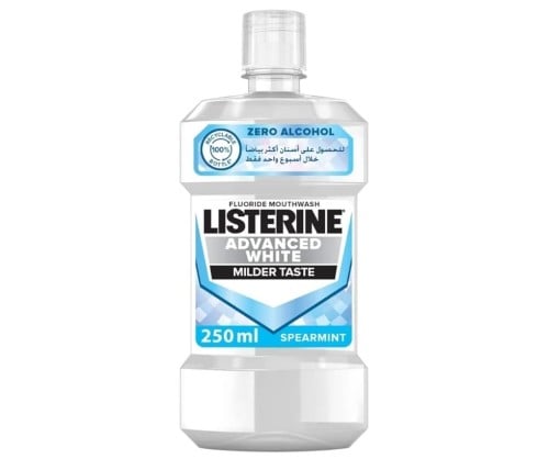 ليسترين غسول الفم، ادفانسد وايت بطعم النعناع ذو ال...