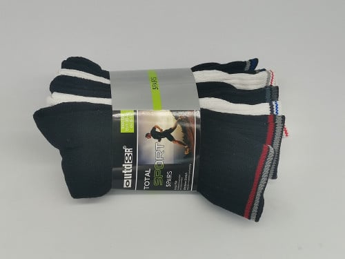 جوارب قطن رجالي 5 أزواج