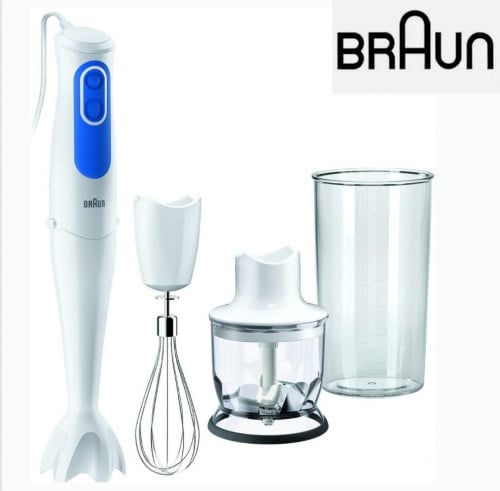 خلاط يدوي ملتي كويك 3 من براون، لون ابيض، موديل MQ...