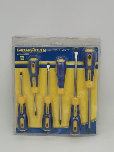 مفك براغي 6 قطع GOOD YEAR موديل GY-SDK-8013