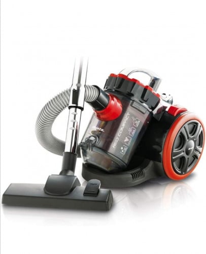 اريتي 2743 مكنسة كهربائية بدون كيس للأتربة، خزان س...