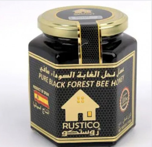عسل الغابة السوداء من روستيكو، 500 غرام، عبوة من ق...