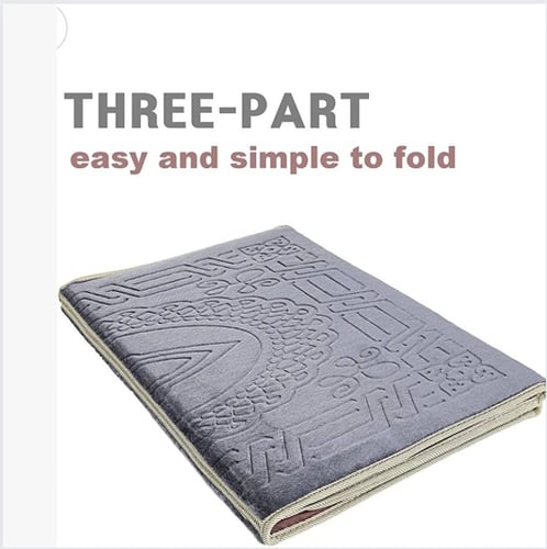 سجادة صلاة قابلة للطي تستخدم كبساط للتامل وكمقعد ا...