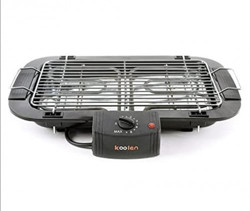 شواية كهربائية بقدرة 2000 واط من كولين، لون اسود