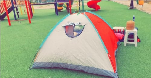 خيمة رحلات مقاومه للماء 200*200*135سم والغبار سهله...