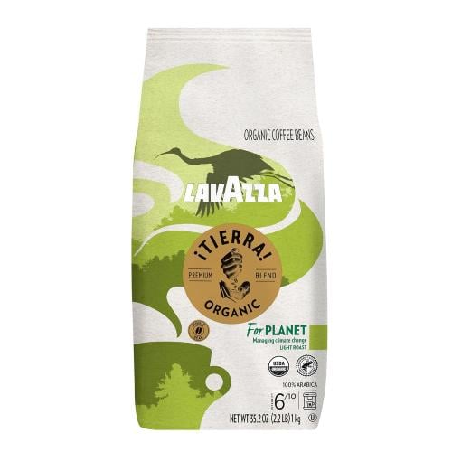 Lavazza Organic ¡Tierra! Whole Bean Coffee Light R...