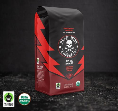 DEATH WISH COFFEE Ground Coffee Dark Roast