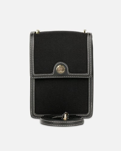 شنطة بتصميم عصري بلون أسود