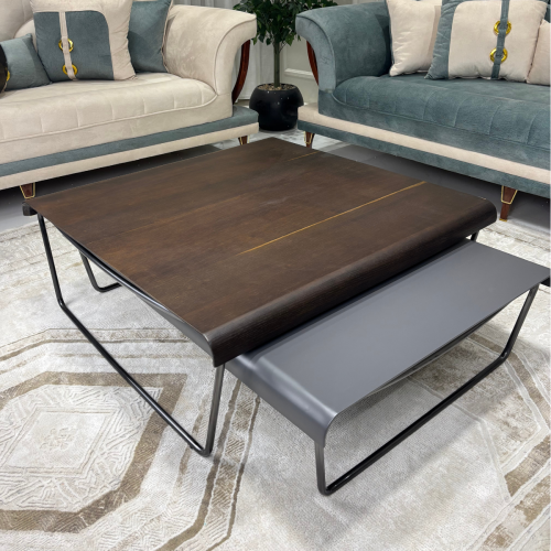 طاولة قهوة خشبية اكريتي فيتي