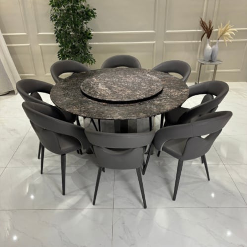 طاولة طعام دوارة الرحى