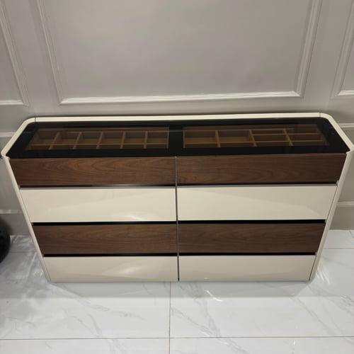 خزانة جانبية خشب انتي روش