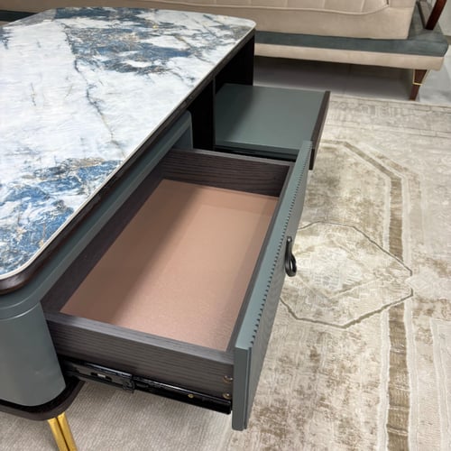 طقم طاولة تلفزيون وطاولة قهوة بلوفيرس