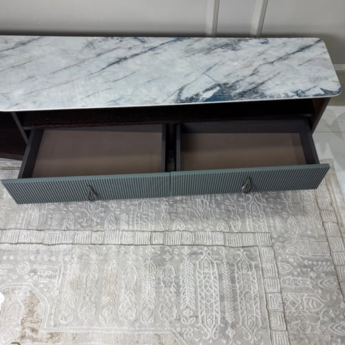 طقم طاولة تلفزيون وطاولة قهوة بلوفيرس