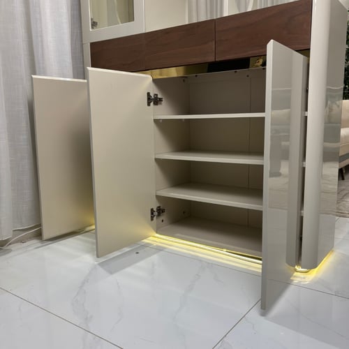 خزانة متعددة الاستخدامات &بارتيشن ارت قوريني(وايت