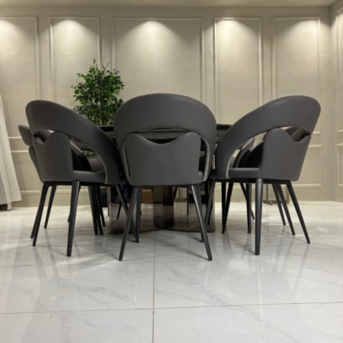 طاولة طعام دوارة الرحى