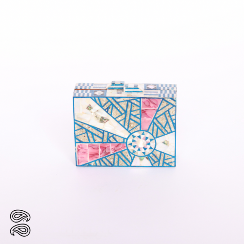 حقيبة الصدف والاكريلك