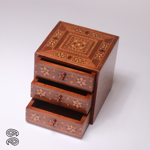 صندوق مجوهرات بادراج