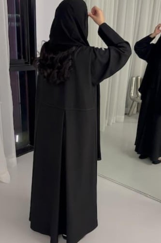 N46 - عباية رسميه - دقه رماديه